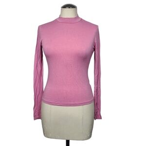 Shein Pink Long Sleeve T Shirt XS